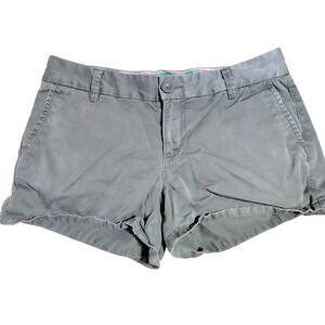Old Navy Army Green Utility Shorts Size 3 Distressed Hem granola girl